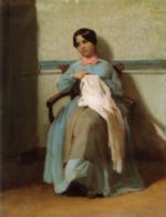 William Bouguereau - Peintures - Portrait de Léonie Bouguereau