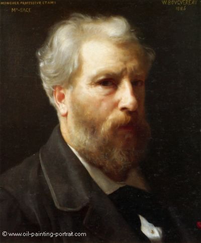 Self portrait presented to M Sage