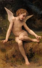 William Bouguereau - Peintures - Amour