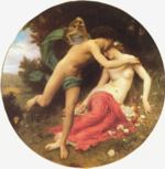 William Bouguereau - Peintures - Cupidon et Psyché