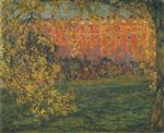 Henri Le Sidaner - Bilder Gemälde - Autumn at Hampton Court