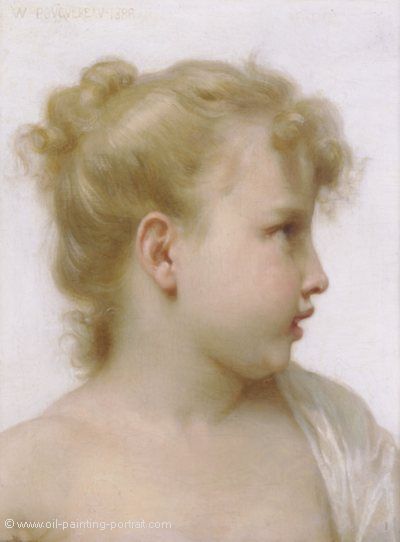 Head of a little girl