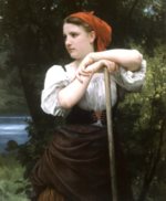 William Bouguereau  - paintings - The Haymaker