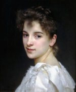 William Bouguereau  - paintings - Portrait of Gabrielle Cot