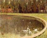 Bild:Swans, Versailles