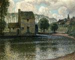 Henri Le Sidaner  - Bilder Gemälde - The Grey Mill, Montreuil-Bellay