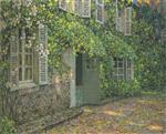Henri Le Sidaner  - Bilder Gemälde - The House in Summer