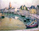 Henri Le Sidaner  - Bilder Gemälde - The Port