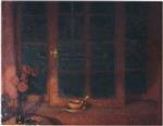 Henri Le Sidaner  - Bilder Gemälde - The Rose Window