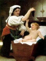 William Bouguereau  - Peintures - La Grappe de raisin