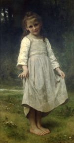 William Bouguereau  - paintings - The curtsey