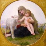 William Bouguereau  - paintings - Virgin and Lamb
