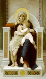 William Bouguereau  - paintings - The Virgin the Baby Jesus and Saint John the Baptist