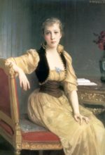 William Bouguereau  - Peintures - Lady Maxwell