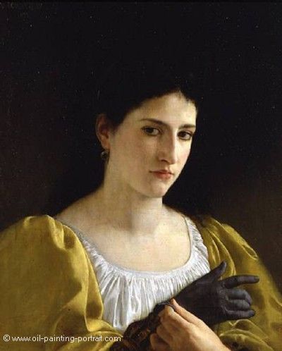 Lady with Glove