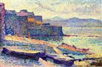 Maximilien Luce  - Bilder Gemälde - The Fishing Port at Saint-Tropez