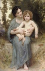 William Bouguereau  - paintings - Little Brother