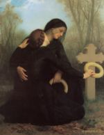 William Bouguereau  - Peintures - Le jour des morts