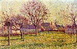 Maximilien Luce  - Bilder Gemälde - The Orchard at Eragny
