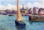 Maximilien Luce  - Bilder Gemälde - The Port of Dieppe