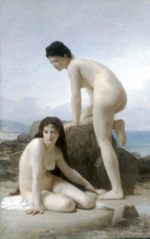 William Bouguereau  - Peintures - Les Deux baigneuses