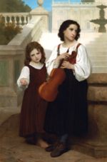 William Bouguereau  - paintings - Far from home