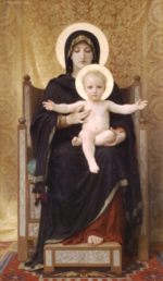 William Bouguereau  - paintings - The Seated Madonna