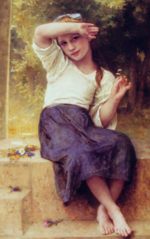 William Bouguereau  - Peintures - Marguerite