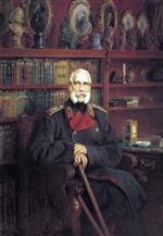 Konstantin Egorovich Makovsky  - Bilder Gemälde - Portrait of Count Sergei Stroganov