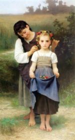 William Bouguereau  - paintings - The Jewel of the Fields