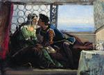 Konstantin Egorovich Makovsky  - Bilder Gemälde - Romeo and Juliet