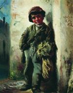 Konstantin Egorovich Makovsky  - Bilder Gemälde - The Savoyard Boy