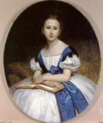 William Bouguereau  - Peintures - Portrait de Mademoiselle Brissac