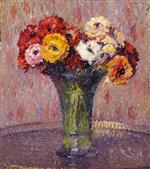 Henri Martin - Bilder Gemälde - Bouquet of Flowers