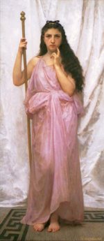 William Bouguereau  - paintings - Young Priestess
