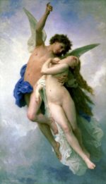 William Bouguereau  - Peintures - Psyché amoureuse