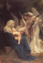 William Bouguereau  - paintings - The Virgin with Angels