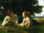 William Bouguereau  - Peintures - Tentation