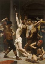 William Bouguereau  - paintings - The Flagellation of Our Lord Jesus Christ