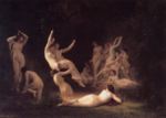 William Bouguereau  - Peintures - Les nymphes