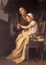 William Bouguereau  - paintings - The Vow