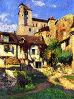 Henri Martin  - Bilder Gemälde - Saint-Cirq, Sunshine