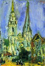 Chaim Soutine - Bilder Gemälde - Chartres Cathedral