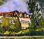 Chaim Soutine  - Bilder Gemälde - Landscape with House