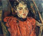 Chaim Soutine  - Bilder Gemälde - Portrait of Madame X