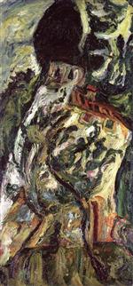 Chaim Soutine  - Bilder Gemälde - Small Tree in Front of a House