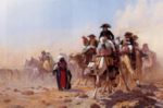 Jean Leon Gerome - Bilder Gemälde - Napoleon und sein Generalstab