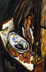 Chaim Soutine  - Bilder Gemälde - Still Life with Pheasant