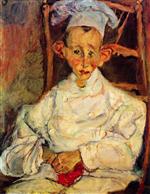 Chaim Soutine  - Bilder Gemälde - The Little Pastry Cook from Cagnes