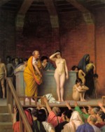 Jean Leon Gerome - Peintures - marché d'esclaves
